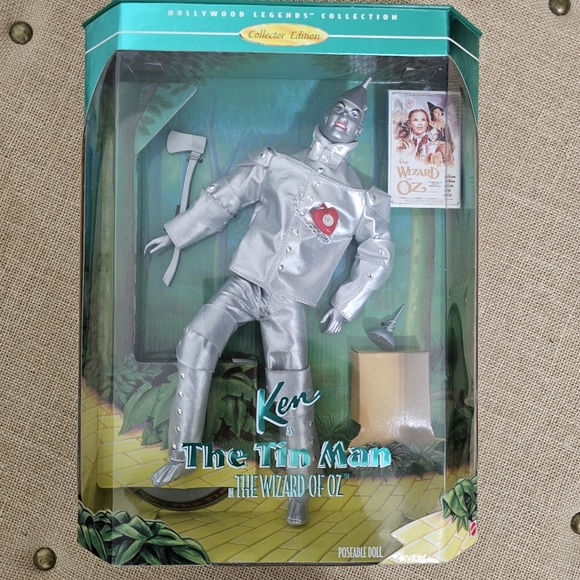 NRFB Ken Tin Man in the Wizard of Oz 1995 Barbie Hollywood Legends Colle… - Picture 5 of 16